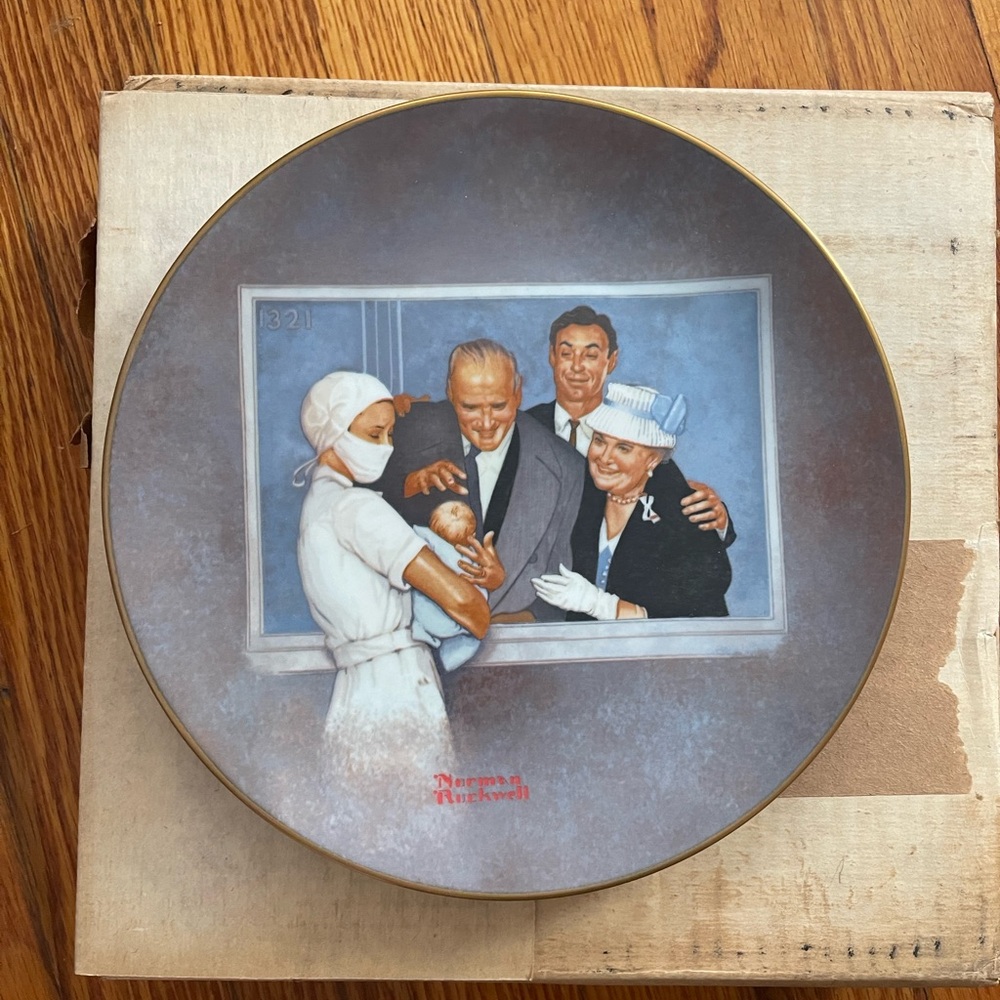Strictly Limited Edition Norman Rockwell Plate